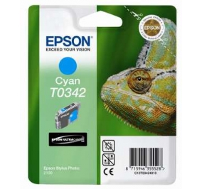 Epson Cartuccia inkjet ink pigmentato blister RS Stylus Photo T0342 ciano C13T03424010
