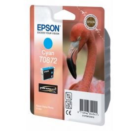 Epson Cartuccia inkjet ink pigmentato blister RS+RF Ultrachrome Hi-Gloss 2 T0872 ciano C13T08724020