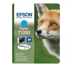 Epson Cartuccia inkjet ink pigmentato Volpe Durab.Ult./blister RS+AM+RF T1282 ciano C13T12824021