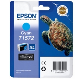 Epson Cartuccia inkjet alta capacit ink pigmentato blister RS Turtle XL T1572 ciano C13T15724010