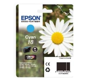 Epson Cartuccia inkjet Margherite Claria Home 18/blister RS+AM+RF ciano C13T18024020