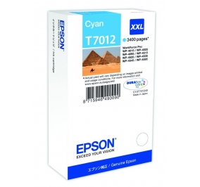 Epson Cartuccia inkjet altissima resa ink pigmentato DuraBrite Ultra XXL T7012 ciano C13T70124010