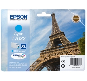 Epson Cartuccia inkjet alta capacit ink pigmentato blister RS DuraBrite Ultra XL T7022 ciano C13T70224010