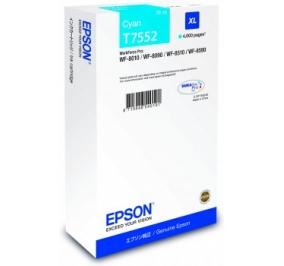Epson Cartuccia inkjet altissima resa T7552XL ciano C13T755240
