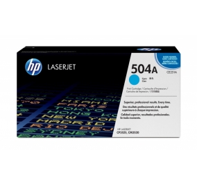 HP Toner 504A ciano CE251A