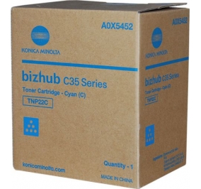 Konica-Minolta Toner TNP22C ciano A0X5452