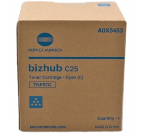 Konica-Minolta Toner TNP27C ciano A0X5453