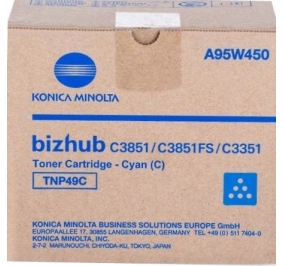 Konica-Minolta Toner TNP49C ciano A95W450