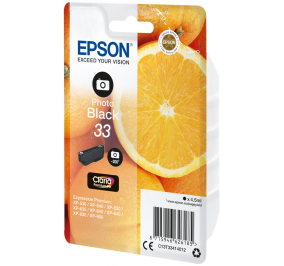 Epson Cartuccia inkjet Arance Claria Premium T33 nero fotografico C13T33414012