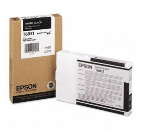 Epson Cartuccia inkjet ink pigmentato Ultrachrome K3 T6051 nero fotografico C13T605100