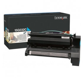 Lexmark Toner alta resa ciano 15G032C