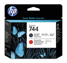 HP Testina di stampa 744 nero opaco +rosso F9J88A