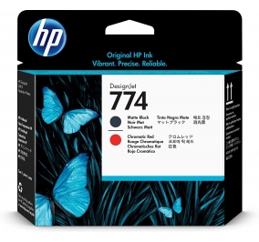 HP Testina di stampa 774 nero opaco rosso cromatico P2V97A