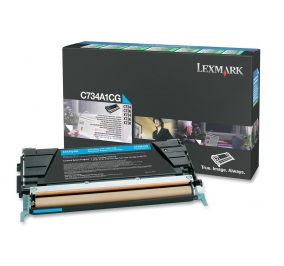 Lexmark Toner return program ciano C734A1CG