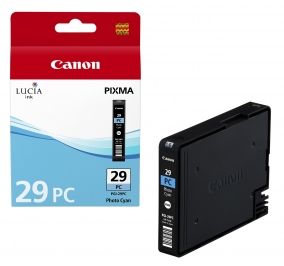 Canon Serbatoio inchiostro ink pigmentato Chromalife 100 PGI-29 PC ciano foto 4876B001