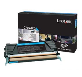 Lexmark Toner C746, C748 ciano C746A2CG