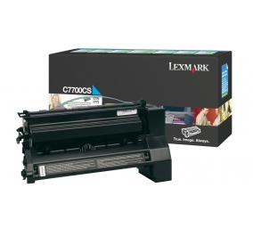 Lexmark Toner return program ciano C7700CS