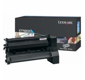 Lexmark Toner alta resa ciano C7702CH