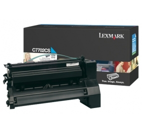 Lexmark Toner ciano C7702CS