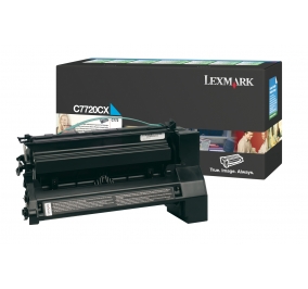 Lexmark Toner altissima resa return program ciano C7720CX