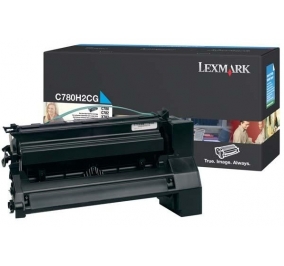 Lexmark Toner alta resa ciano C780H2CG