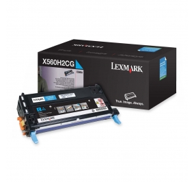 Lexmark Toner alta resa ciano X560H2CG