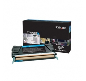 Lexmark Toner X746, X748 ciano X746A3CG
