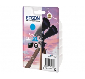 Epson Cartuccia inkjet alta capacit binocolo 502XL ciano C13T02W24010