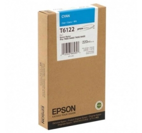 Epson Cartuccia inkjet alta capacit ink pigmentato Ultrachrome T6122 ciano C13T612200