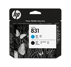 HP Testina di stampa Latex 831 ciano +nero CZ677A