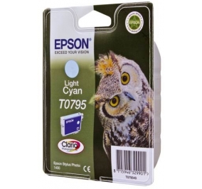 Epson Cartuccia inkjet Gufo Claria T0795/blister A-M ciano chiaro C13T07954030