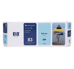 HP Cartuccia inkjet UV 83 ciano chiaro C4944A