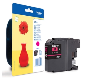Brother Cartuccia inkjet blister 121 magenta LC-121MBP