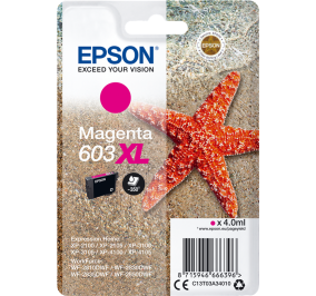Epson Cartuccia inkjet alta resa Stella marina 603XL magenta C13T03A34010
