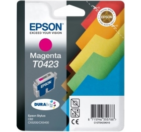 Epson Cartuccia inkjet ink pigmentato blister RS+RF DuraBrite T0423 magenta C13T04234020