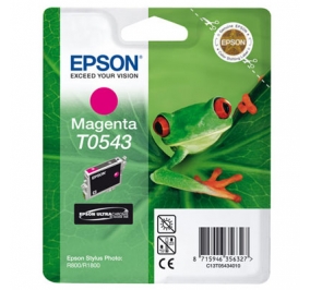 Epson Cartuccia inkjet Hi-Gloss blister RS+RF Stylus Photo T0543 magenta C13T05434020