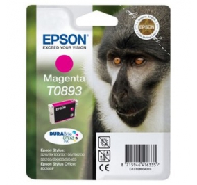 Epson Cartuccia inkjet ink pigmentato Scimmia DuraBrite Ultra T0893/blister RS+AM+RF magenta C13T08934021
