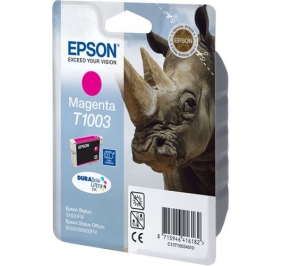 Epson Cartuccia inkjet alta resa ink pigmentato blister RS+RF DuraBrite Ultra T1003 magenta C13T10034020
