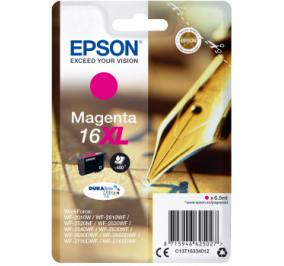 Epson Cartuccia inkjet alta capacit ink pigmentato Penna e Cruciverba DuraBrite Ultra 16XL magenta C13T16334012