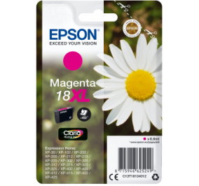 Epson Cartuccia inkjet alta capacit Margherite Claria Home 18XL magenta C13T18134012