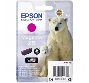 Epson Cartuccia inkjet Orso polare Claria Premium 26 magenta C13T26134012