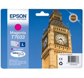 Epson Cartuccia inkjet standard ink pigmentato blister RS DuraBrite Ultra L T7033 magenta C13T70334010