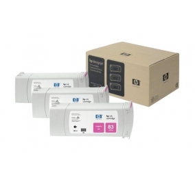HP Conf. 3 cartucce inkjet dye 83 magenta C5074A