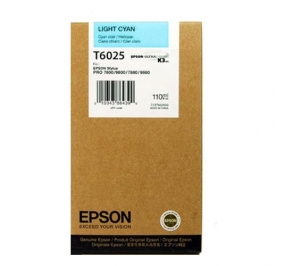 Epson Cartuccia inkjet ink pigmentato Ultrachrome K3 T6025 ciano chiaro C13T602500