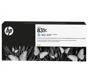 HP Cartuccia inkjet Latex 831C ciano chiaro CZ698A