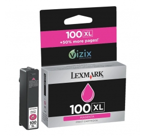 Lexmark Cartuccia inkjet alta resa return program 100XL magenta 14N1070E