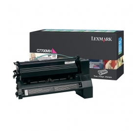 Lexmark Toner alta resa return program magenta C7700MH