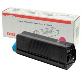 Oki Toner alta resa TYPE C6 magenta 42127406