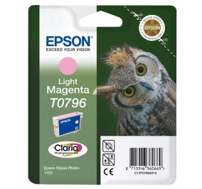 Epson Cartuccia inkjet Gufo Claria T0796/blister RS magenta chiaro C13T07964010