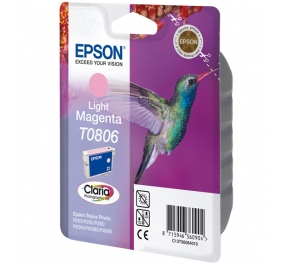 Epson Cartuccia inkjet Colibr Claria T0806/blister RS magenta chiaro C13T08064011